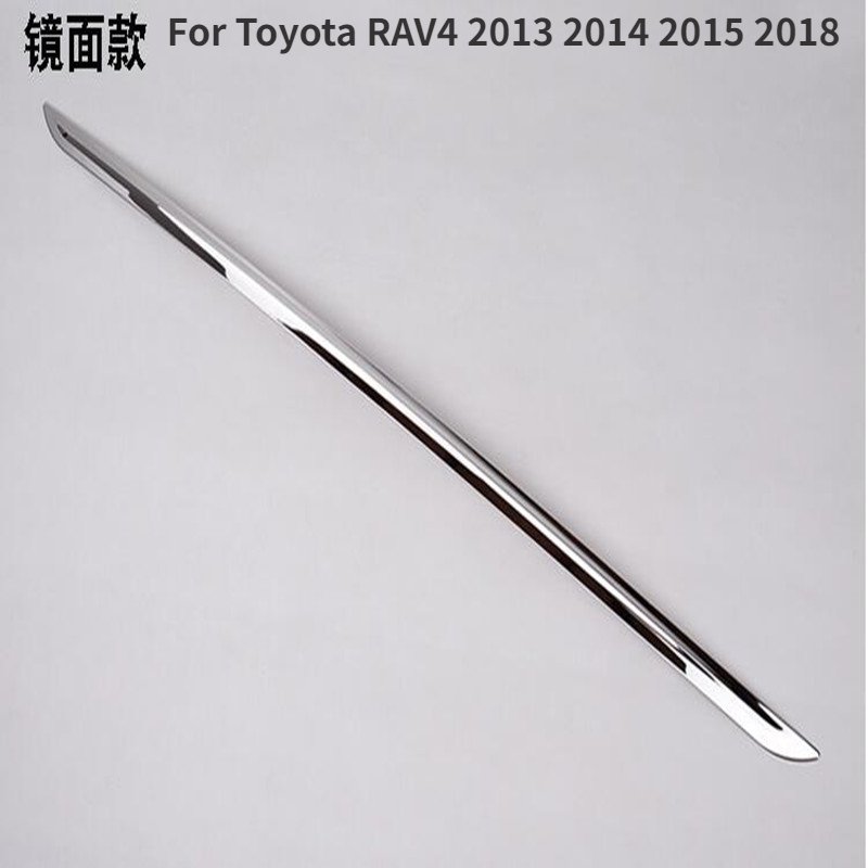 

Задняя дверь для Toyota RAV4 2013 2014 2015 2018, Нижняя крышка, молдинговая отделка, задняя дверь из нержавеющей стали, отделка, автомобильные аксессуары