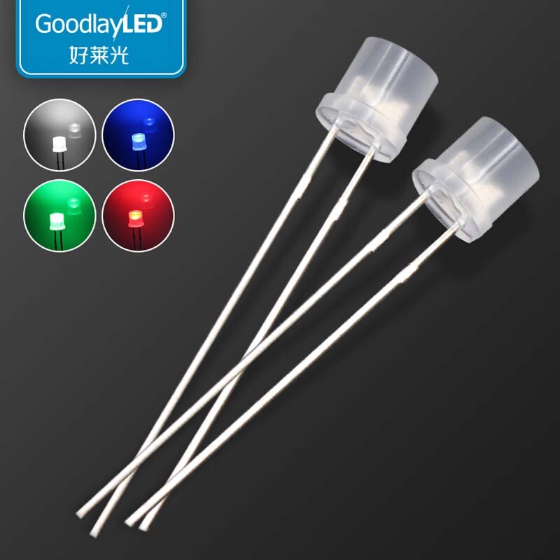 

GOODLAYLED BALL 5MMFlat head DIP LED лампочки