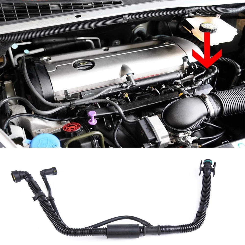

Трубы вентиляции картера двигателя EW10J4 для Peugeot 307 407 406 607 807 1,6 В Citroen Picasso Sena 2,0