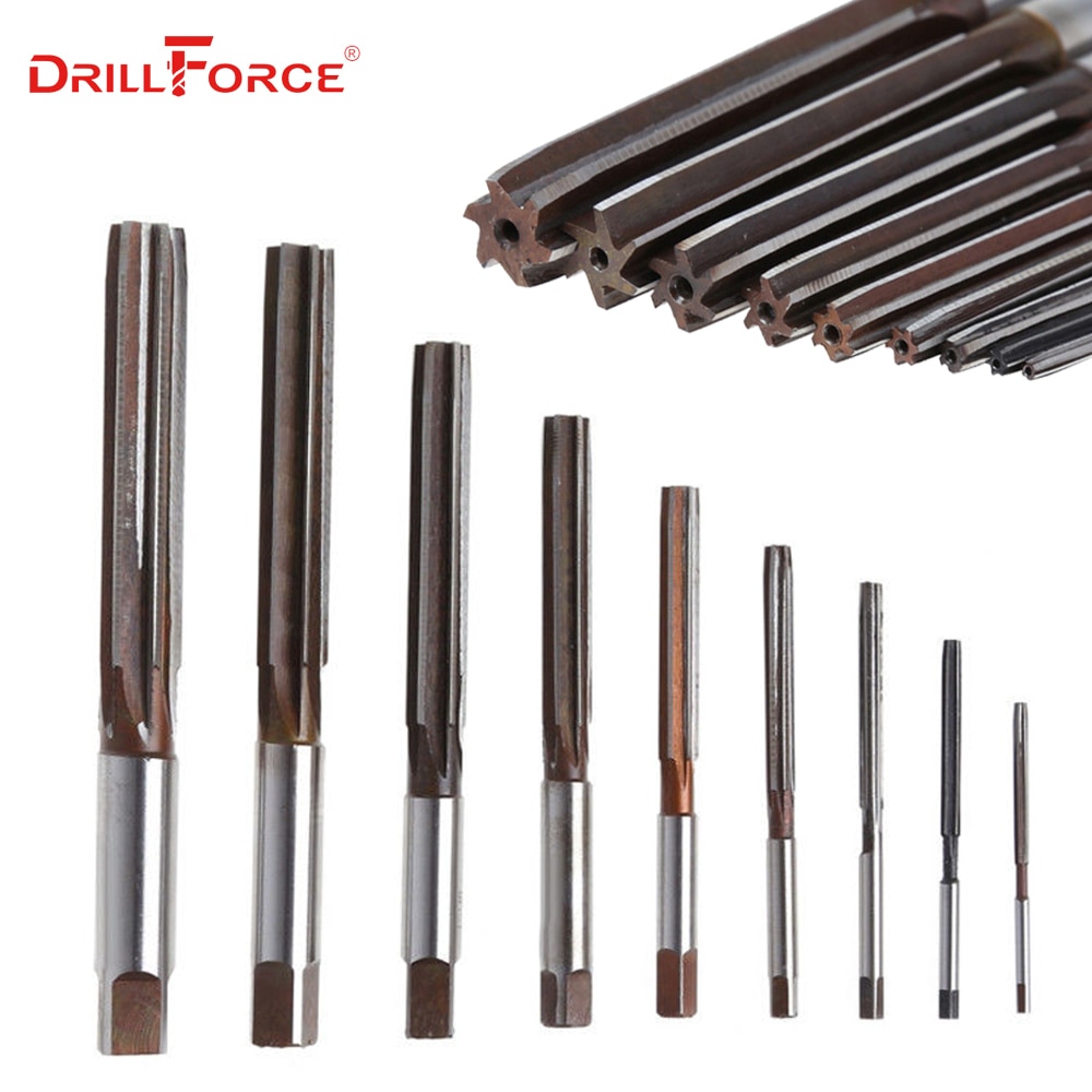 

Ручная развертка DRILLFORCE 3-42 мм H8 9SiCr
