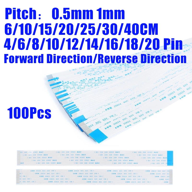 

Ленточный гибкий кабель FFC FPC 4-20 Pin Your Cee