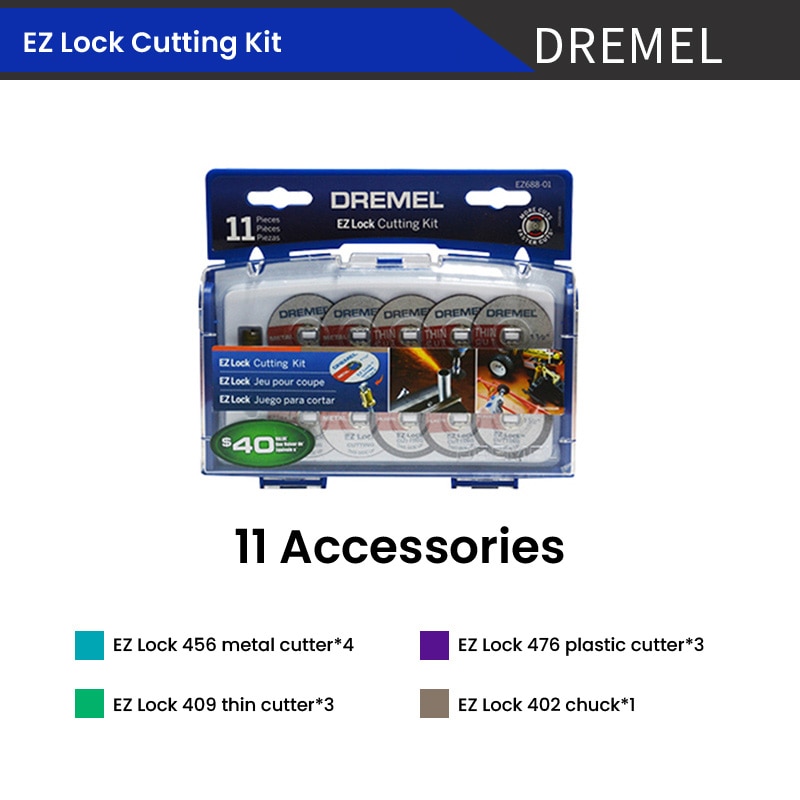 

Набор режущих дисков Dremel Ez Lock 38 мм