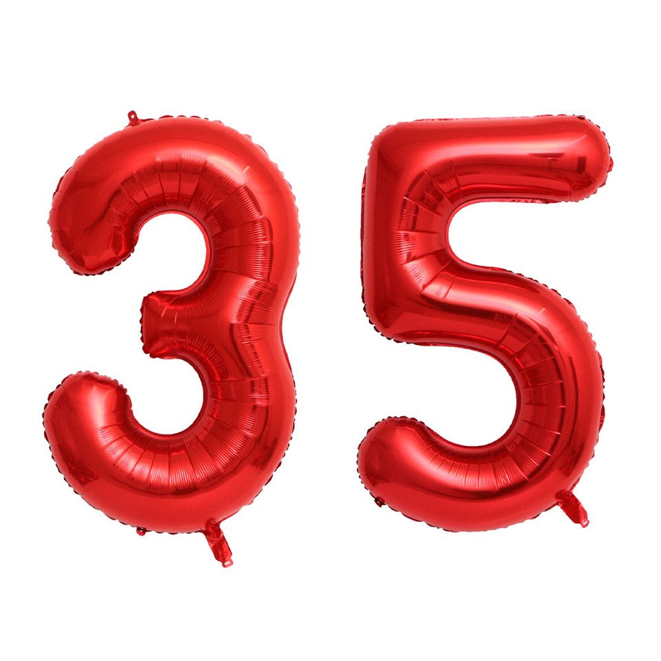 

Гелиевые шары цифры 34-40 Catchmyparty
