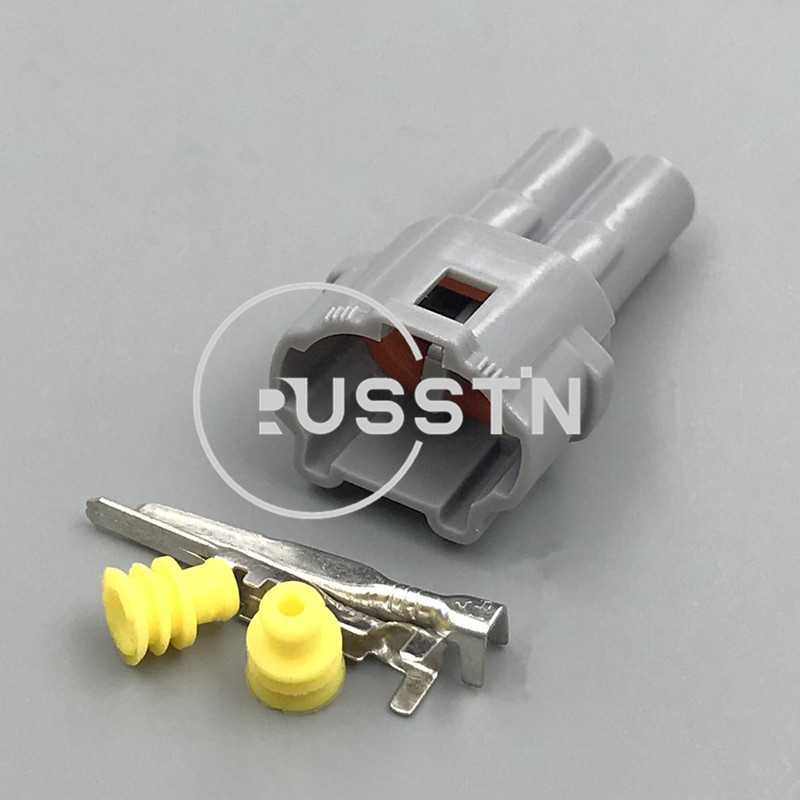

1 комплект, автомобильный разъем с двумя отверстиями для Honda 6180-2321 6187-2311