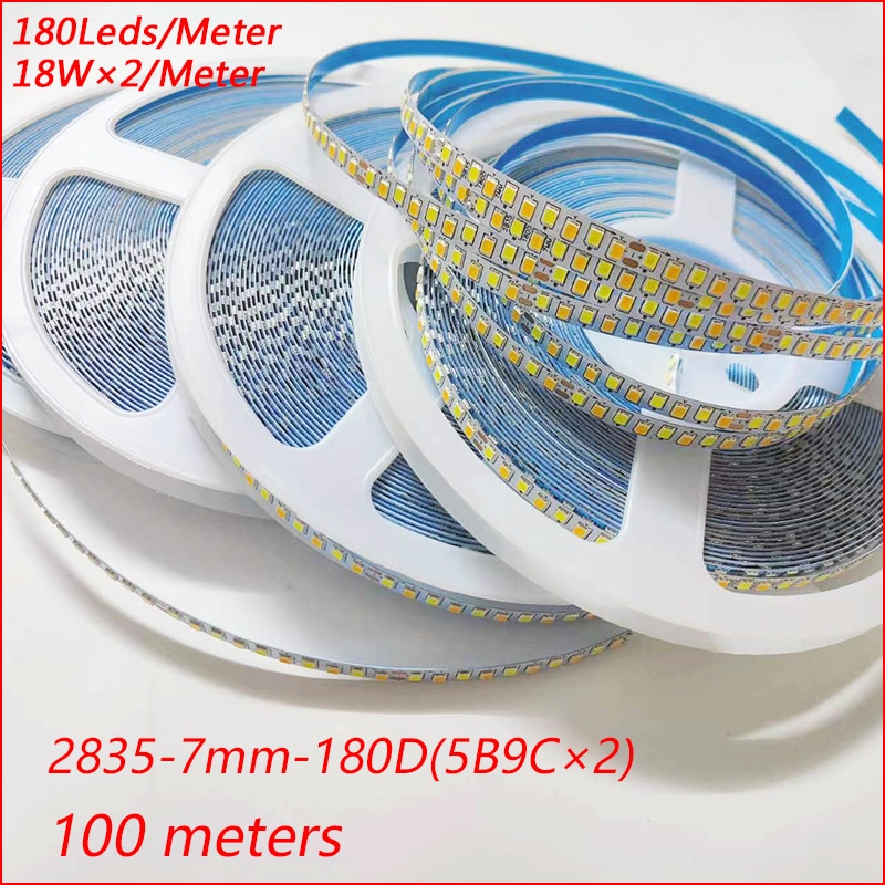 

Светодиодная лента Compson 100 м 2835 18Wx2 3 цвета