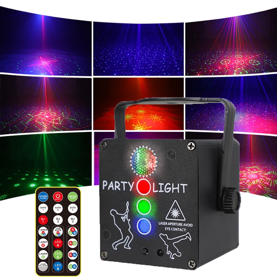

Лазерный проектор Alien Mini DJ RGB