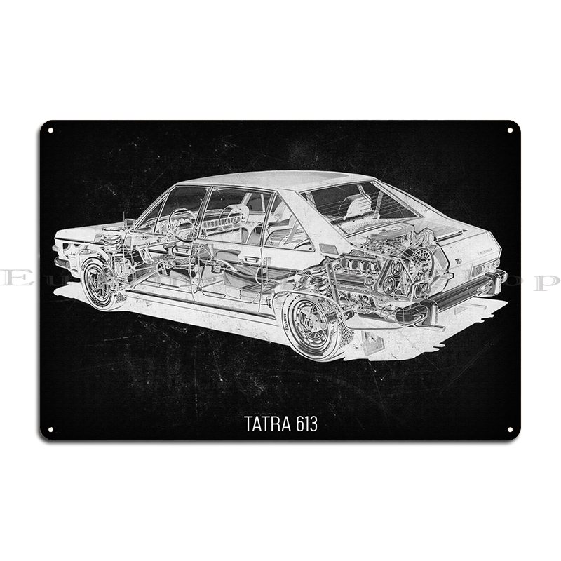 

Металлический плакат Tatra 613