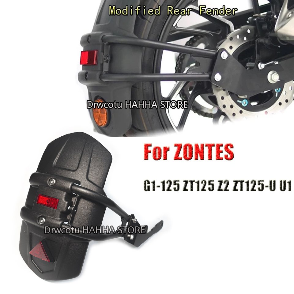 

Для ZONTES G1-125 ZT125 Z2 ZT125-U U1 мотоциклетное заднее крыло, модифицированное брызговик, брызговик, защита от брызг