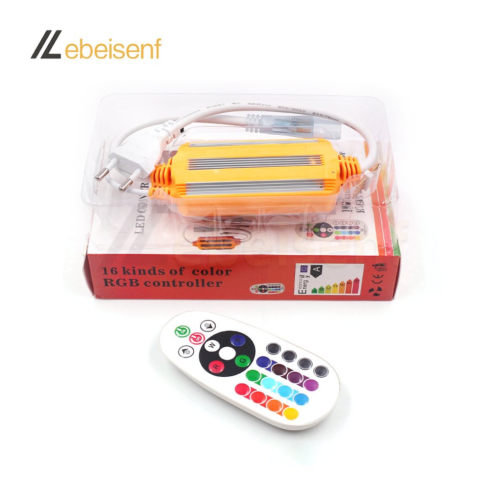 

RGB-контроллер Lebeisenf IR-24 Key 16 цветов 1500Вт