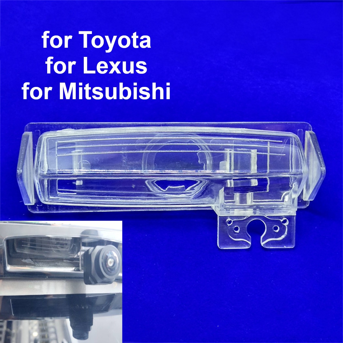 

Автомобильный кронштейн для камеры заднего вида, освещение номерного знака, корпус для Toyota Camry Prius Echo Avensis Verso для Lexus для Mitsubishi