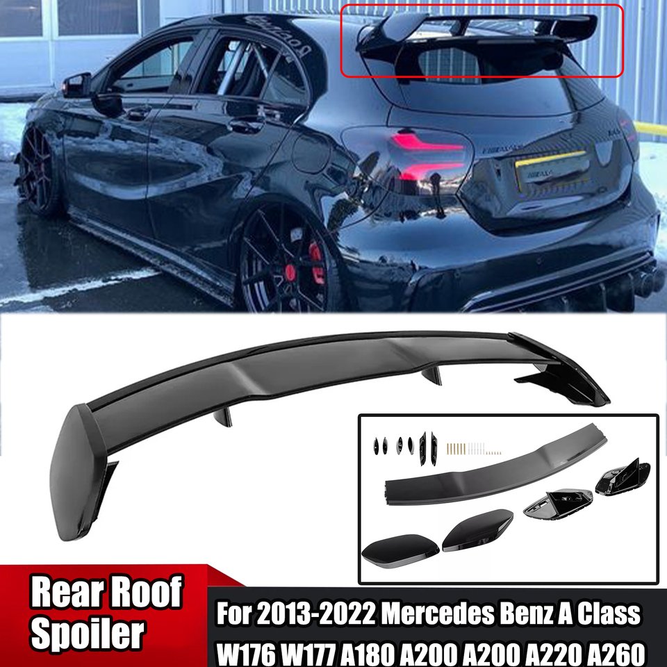 

Глянцевый черный задний спойлер на крышу в стиле AMG для Mercedes Benz A Class W176 W177 A180 A200 A250 A260 2013-2022 гг.