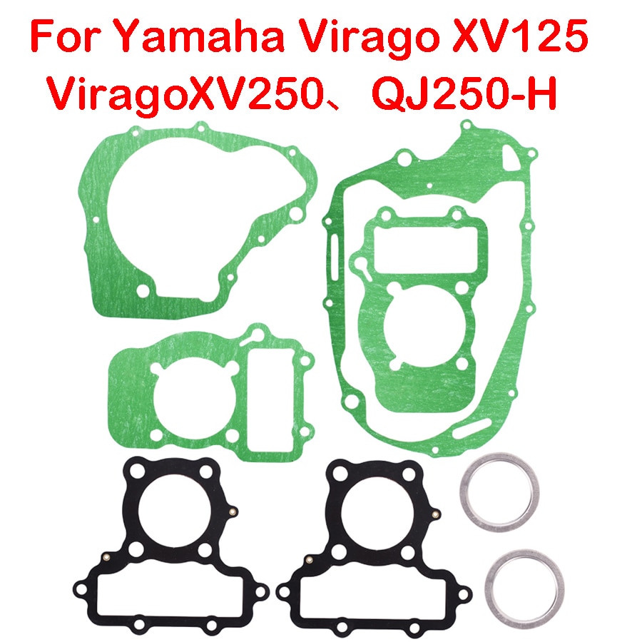 

Полный комплект прокладок для мотоцикла Yamaha Virago XV250 V Star 250 Route 66 Qianjiang QJ250-H QJ250-L QJ250-J 2V49FMM
