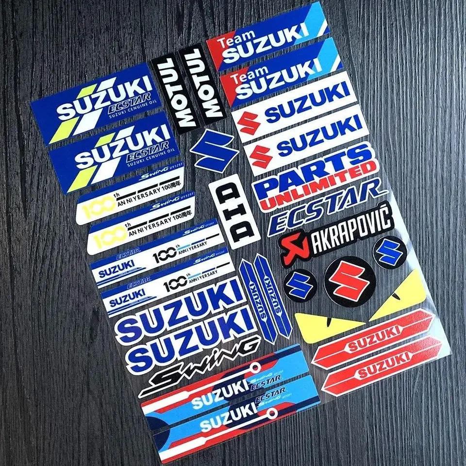

Набор Наклеек На Корпус Мотоцикла Suzuki, Эмблема, Логотип, Виниловый Комплект