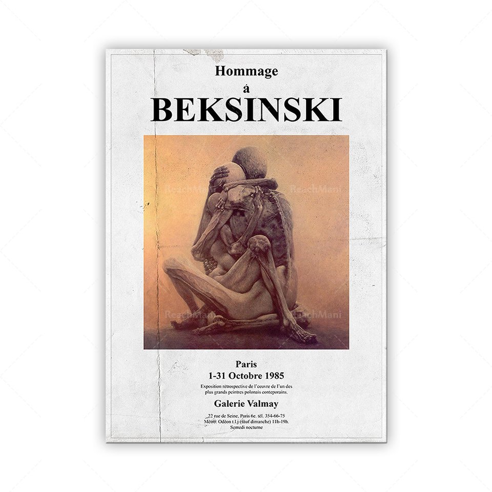 

Плакат Beksinski, печать на холсте