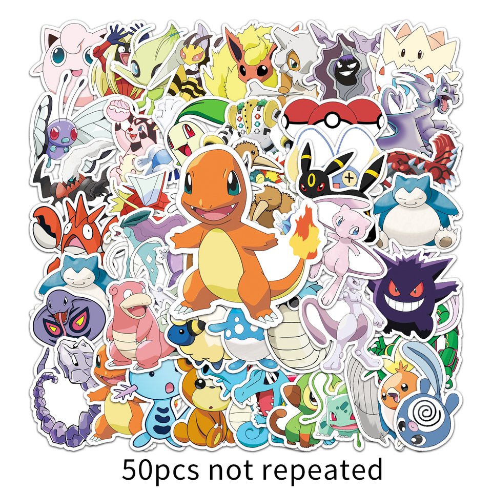 

MINISO Pokemon водонепроницаемые наклейки