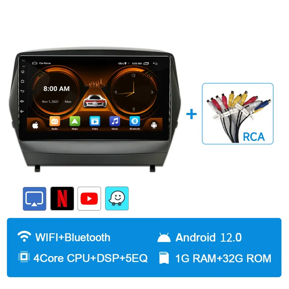 

Автомагнитола JIUYIN, мультимедийная система на Android, с 9 "экраном, GPS, видеоплеером, для Hyundai Tucson 2 LM IX35 2009-2015 Carplay, DSP, типоразмер 2DIN