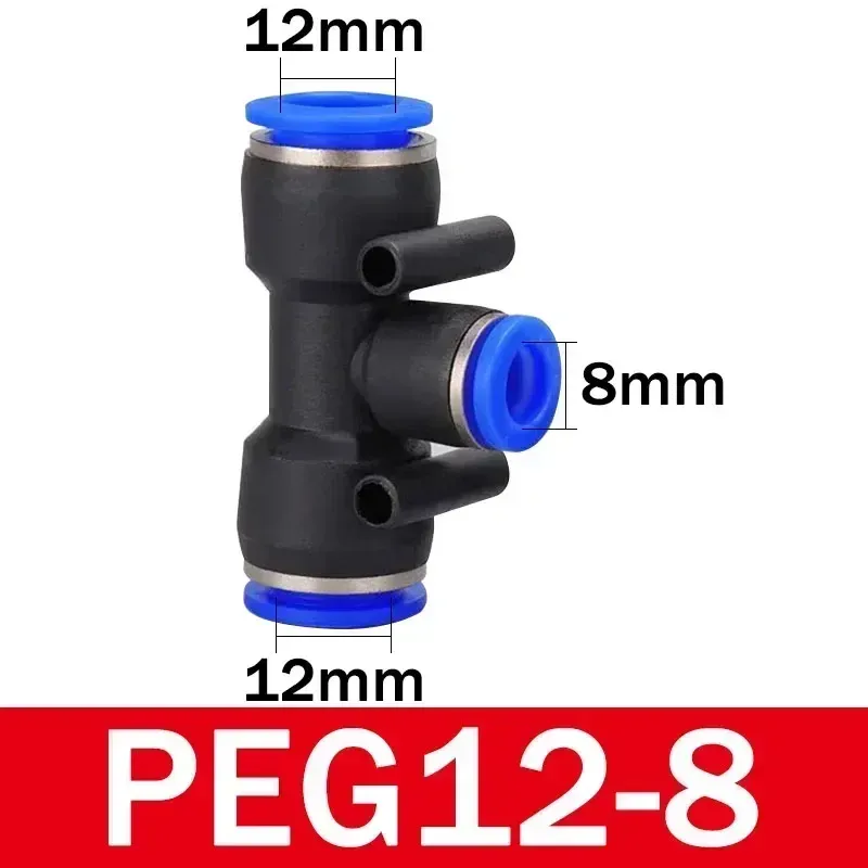 

Пневматический тройник PE/PEG 4/6/8 мм
