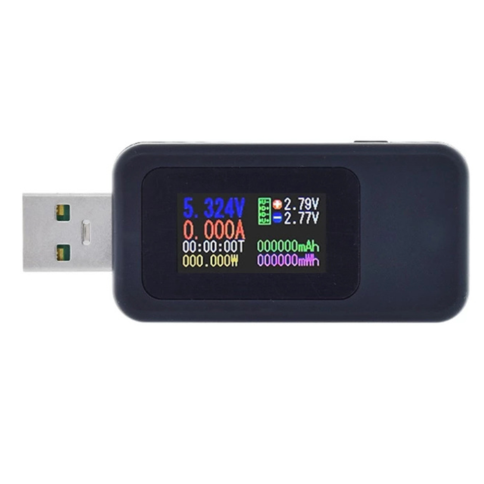 

10 в 1 USB-тестер, цифровой вольтметр постоянного тока, амперметр, измеритель напряжения тока, амперметр, вольт, амперметр, детектор, индикатор зарядного устройства Power Bank