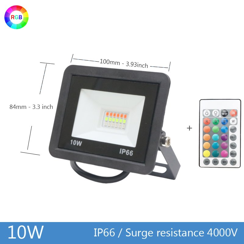 

NIMIMOON RGB Прожектор 220В из литого алюминия 10-100Вт