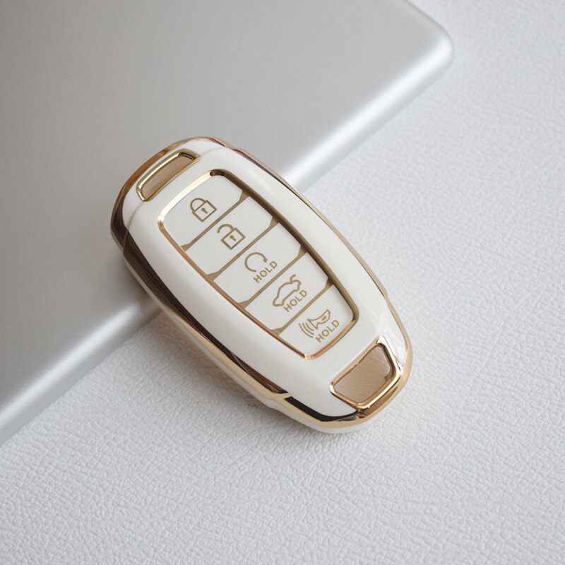 

Чехол для автомобильного ключа, оболочка, брелок для ключей для Hyundai Creta I20 I30 IX35 IX25 Elantra greataccent Solaris Sonata Palisade Kona