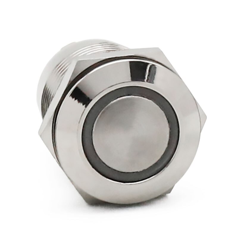 

Водонепроницаемый металлический кнопочный переключатель 12 мм, светодиодный светильник, черный, стандартный переключатель питания для двигателя автомобиля, ПК, 5 В, 12 В, 24 В, 220 В, красный, синий