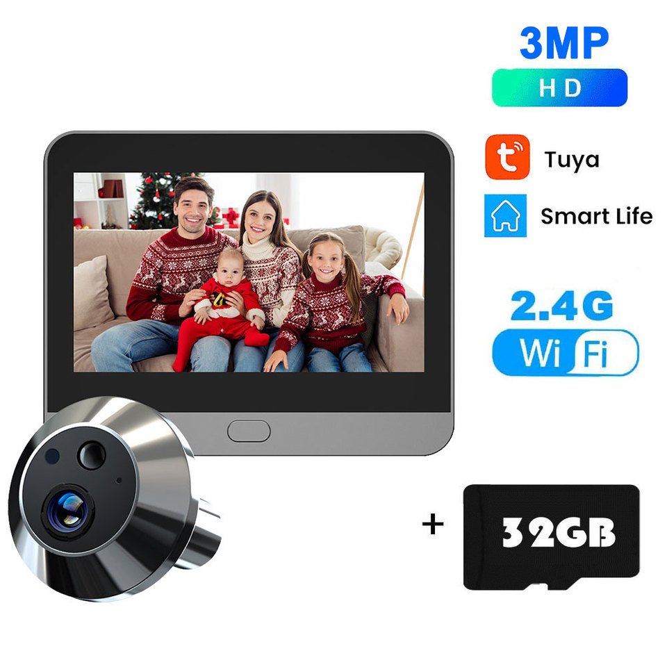 

Yuezhe Smart WiFi видеоглазок 3MP 4,3 дюйма