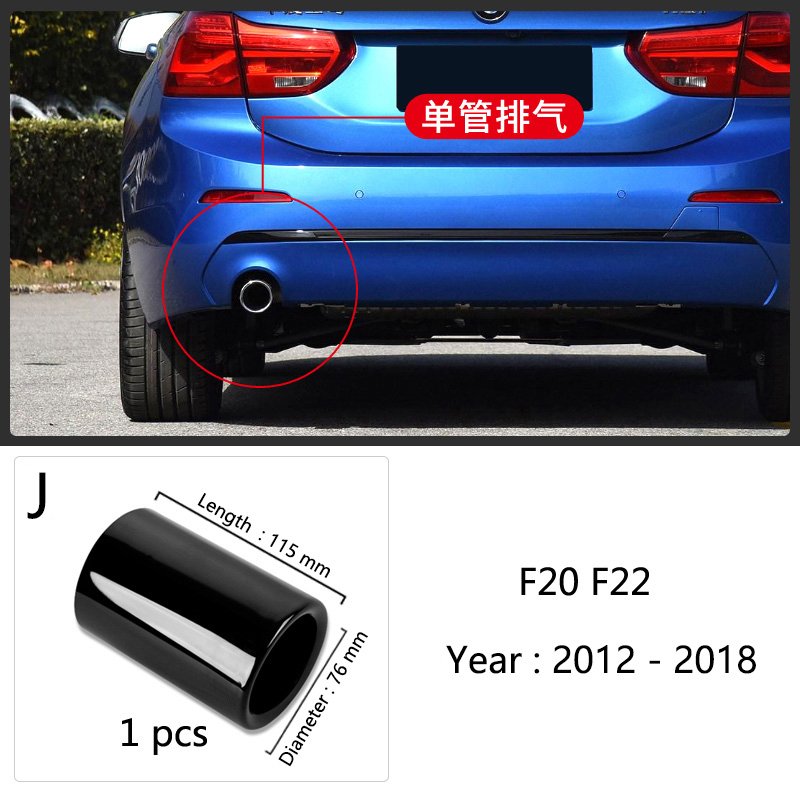 

Для BMW 1 2 3 4 5 серии X1 3GT F20 F22 F30 F32 F34 F36 F10 F48 автомобильный Стайлинг выхлопной глушитель из нержавеющей стали крышка автомобильных выхлопных труб