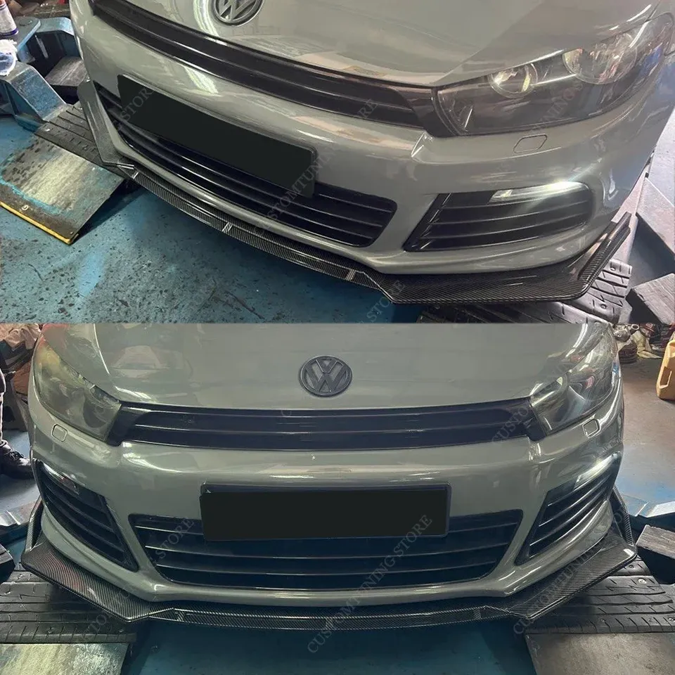 

3 шт., диффузор для переднего бампера VW Scirocco MK3 MK3.5 R Scirocco III R 2010-2017