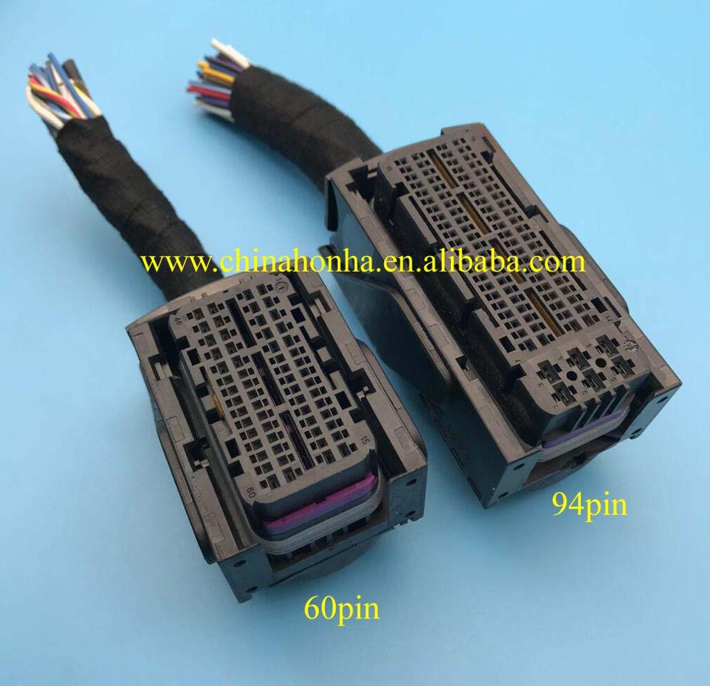 

1 комплект ECU/EDC17/16 штепсельная Вилка для компьютерной платы, 94 контакта с 64 шт. проводов или 60 контактов с 32 шт. проводными разъемами, штепсельная Вилка для компьютерной платы, проводной жгут