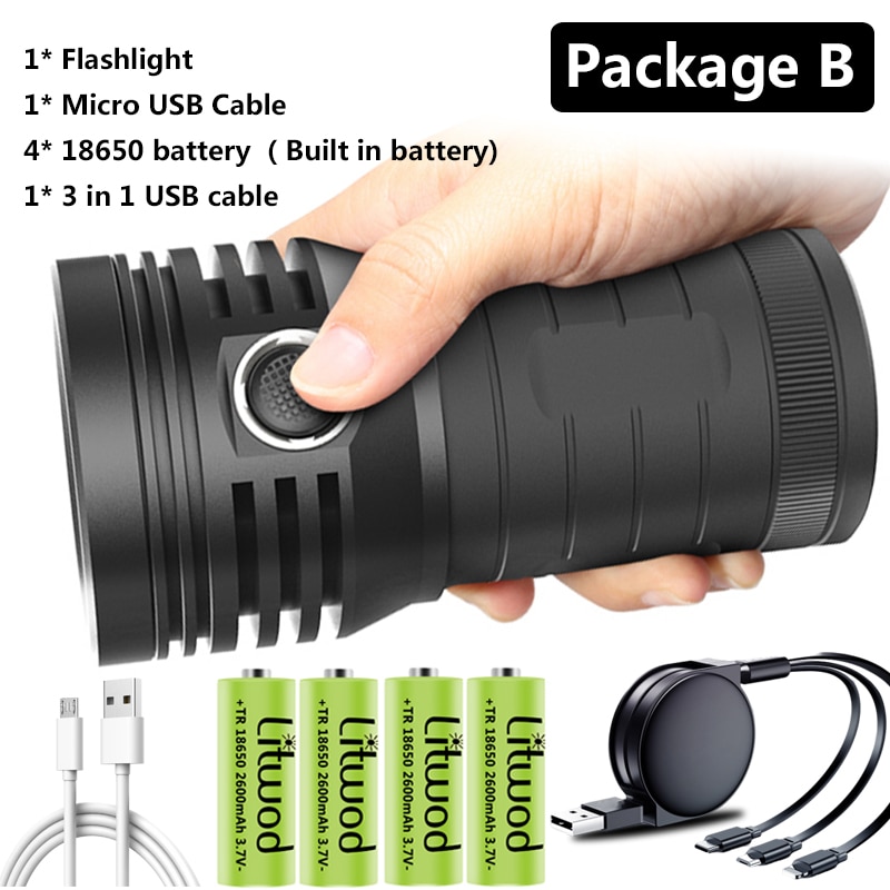 

3 шт. портативный фонарь litwod XHP90.2