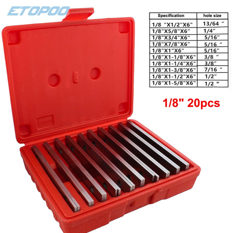 

ETOPOO Прецизионные параллельные наборы 1/8 x 6 дюймов