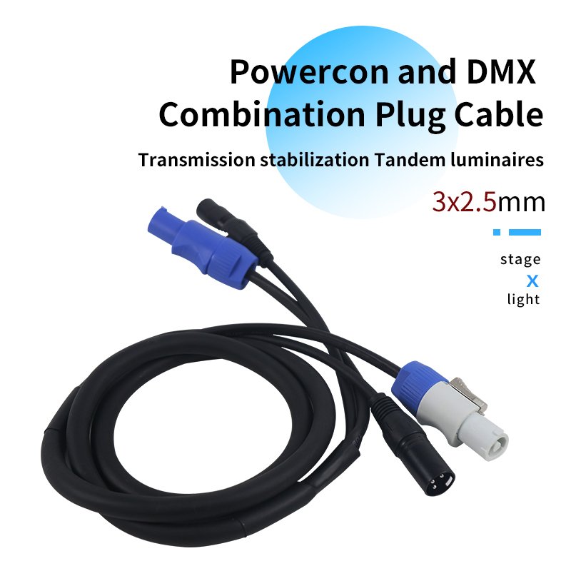 

5 метров/2 метра в длину, разъем Powercon, кабель DMX, кабель питания, аксессуары для освещения сцены, свадьбы, диджея, дискотеки