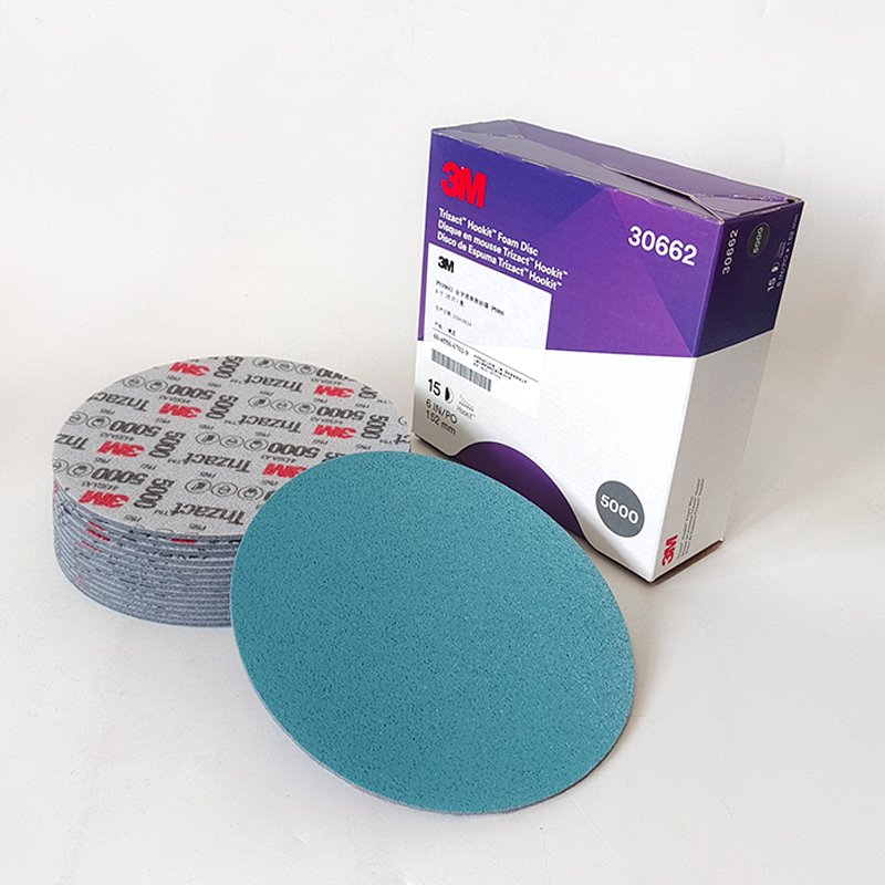 

3M 30662 Trizact Пенопластовый диск Пирамида Наждачная бумага 6 дюймов 152 мм Полировальный флокирующий диск для автомобиля Тонко полированный абразив с зернистостью 5000
