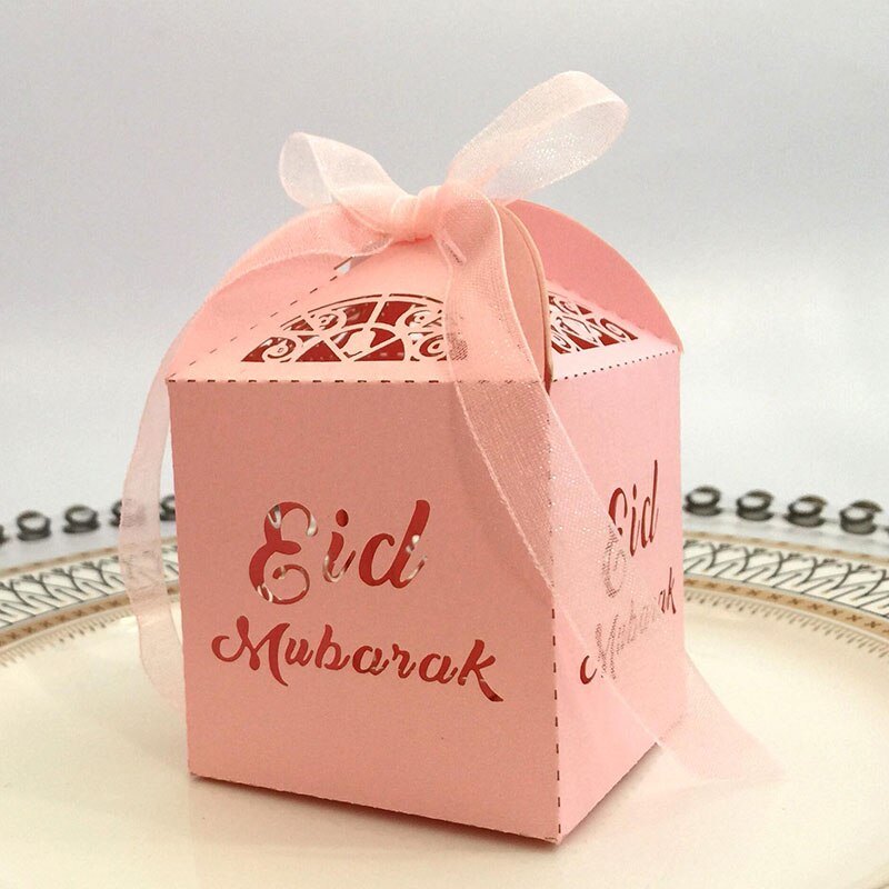 

Подарочные коробки Happy Eid Mubarak, картон, 10 шт.