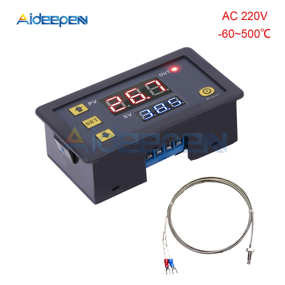 

Цифровой термостат Aideepen 200-60~500℃