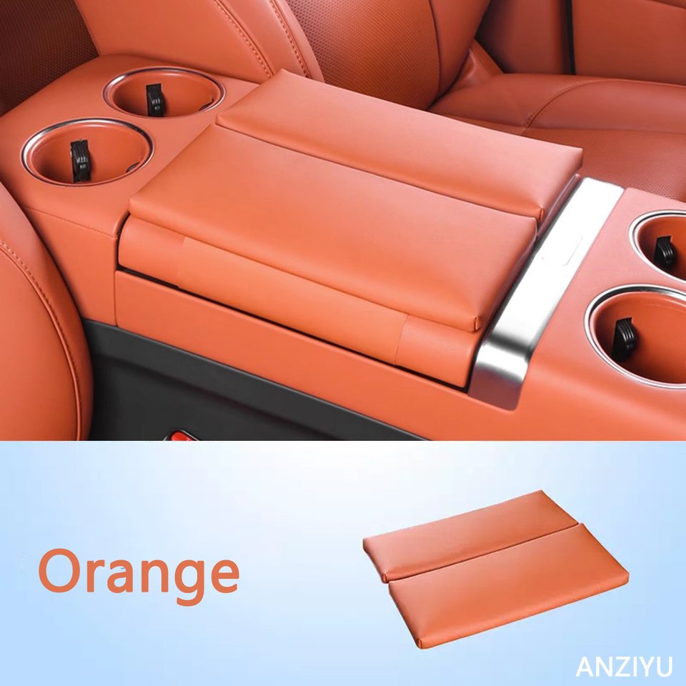 

Для Li L7 L8 L9 2022 2023 2024 автомобильный подлокотник коробка приподнятые коврики защитный чехол снимает усталость кожаный коврик для Li Auto LiXiang