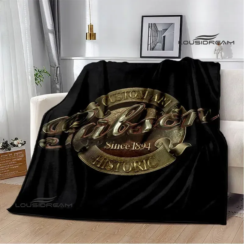 

Gibson гитарный логотип плед флис