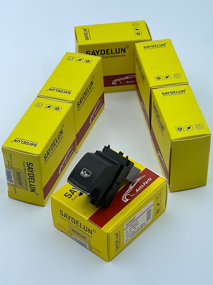 

5GG 959855 E 5G 0959855 L 5G 0959855 F пассажирский боковой переключатель стеклоподъемника, хромированная кнопка для VW Passat Golf Polo Touareg, автомобильные аксессуары
