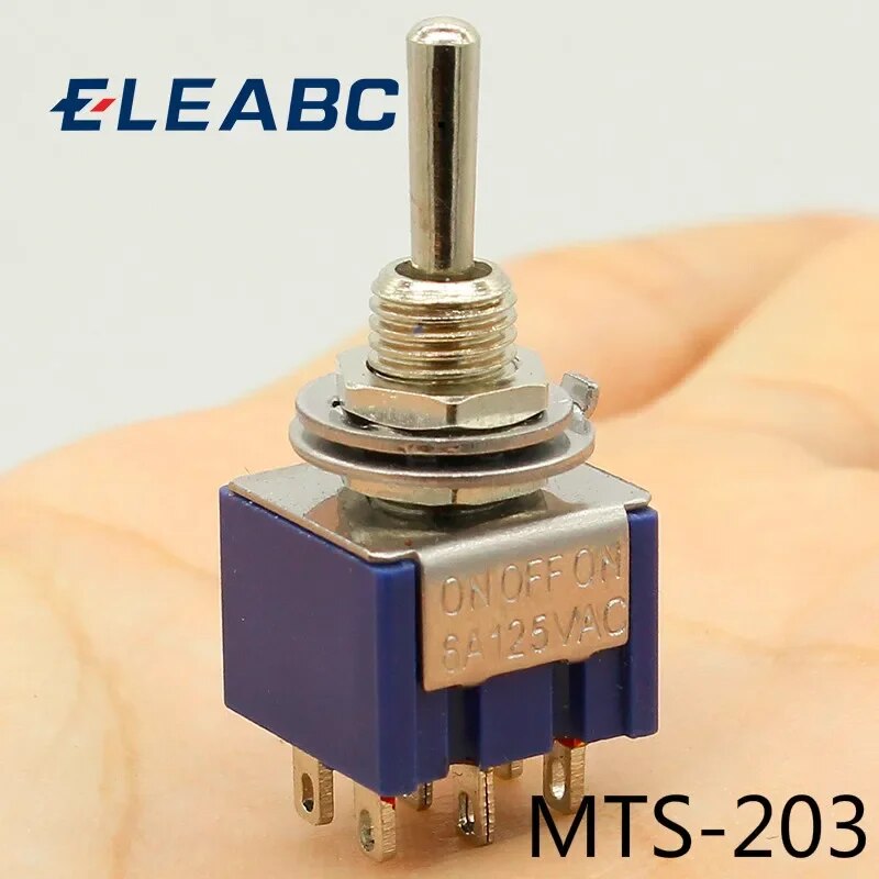 

Мини-переключатель ELEABC, 5 шт., 3 позиции, темно-синий