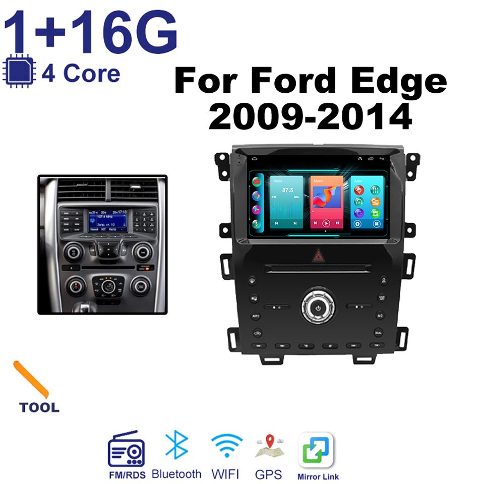 

SEPTON 9-дюймовый автомобильный радиоприемник Android для Ford Edge 2009-2014 Android Auto GPS Wi-Fi 2 Din автомобильный аудио мультимедийный видеоплеер Carplay