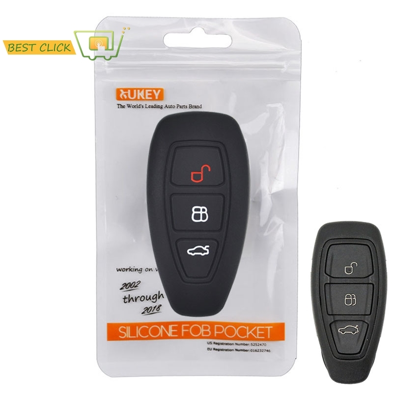 

Силиконовый чехол для ключей для Ford Focus RS Fiesta Mondeo Kuga B-Max Grand C-Max S-Max Galaxy, защитный чехол для брелока без ключа