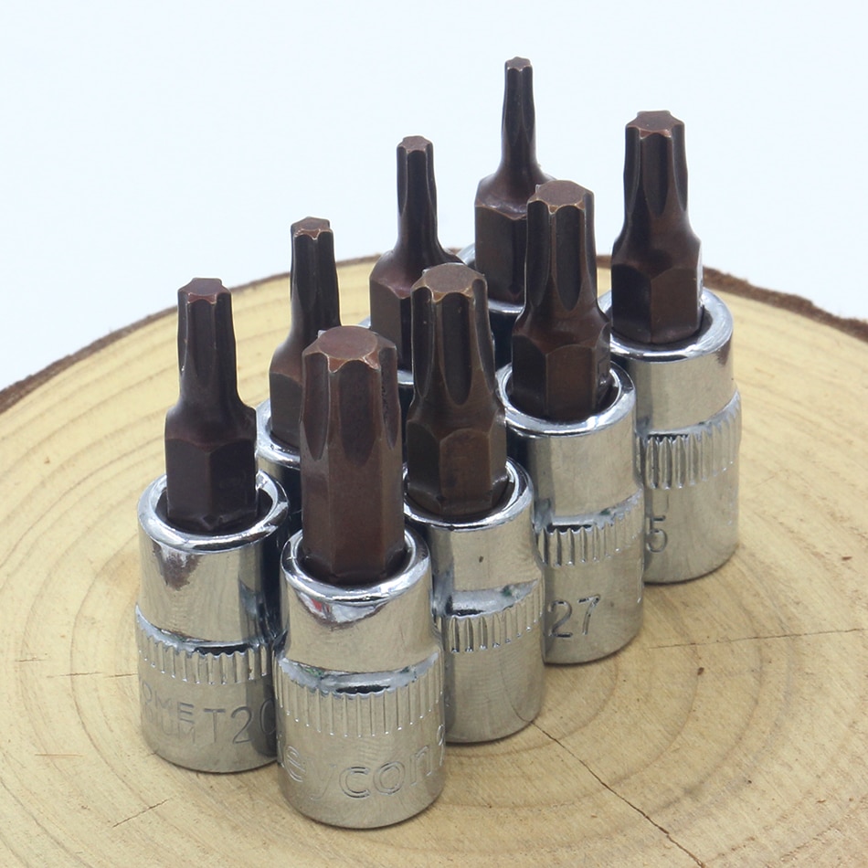 

Отвертка Torx Chuilian 1/4 дюйма T8 T10 T15 T20 T25 T27 T30 T40