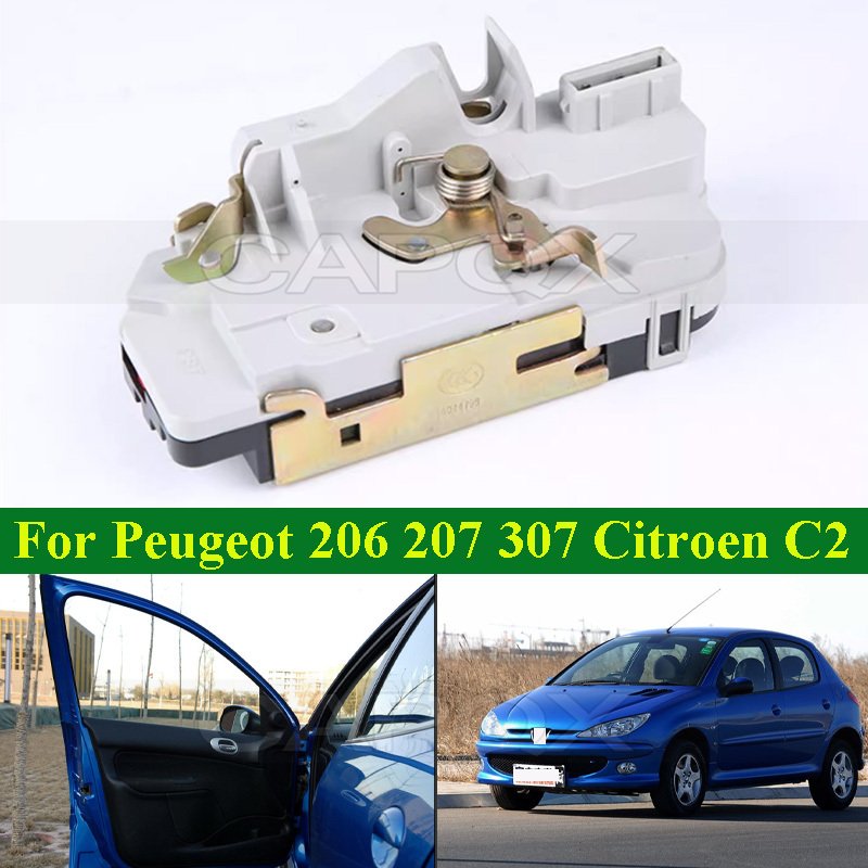 

CAPQX для Peugeot 206 207 307 Citroen C2 передний или задний замок защелка механизм привода дверной замок центральный контрольный двигатель