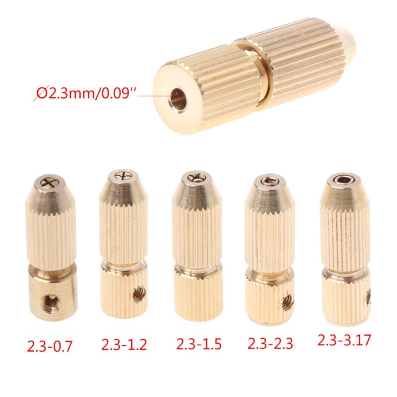 

Зажим для микродрели OOTDTY, латунный, 2,3 мм, 3,17 мм