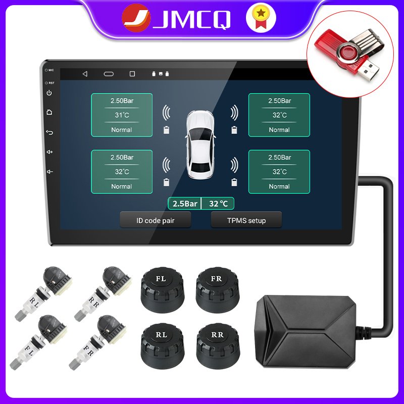 

Android USB TPMS Система Контроля Давления В Шинах Дисплей Внутренний Датчик Автомобильная Навигация Радио 4-5 Отправителей Д...