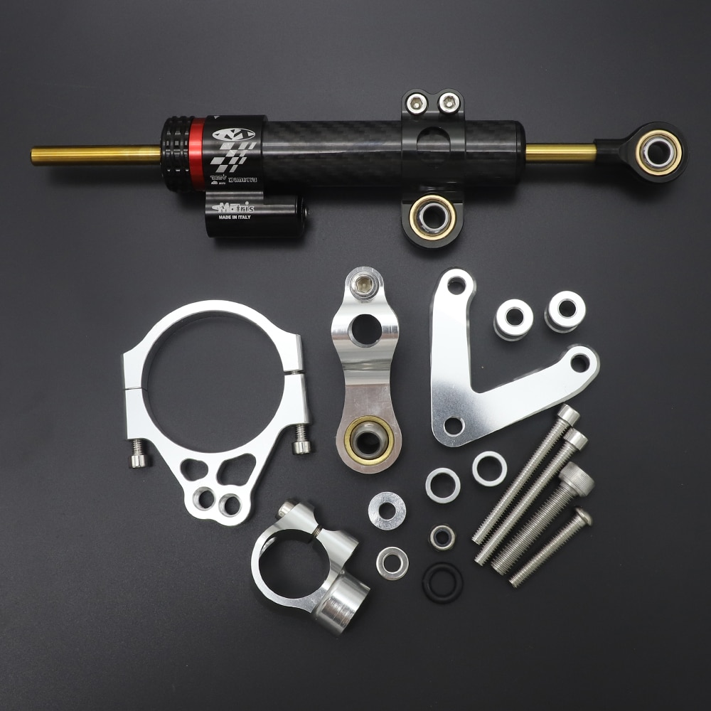 

Для Ducati 848 2008-2012 1098 2007-2009 1198 2009-2011 рулевой демпфер мотоцикла с ЧПУ, стабилизирующий кронштейн, монтажный комплект, поддержка