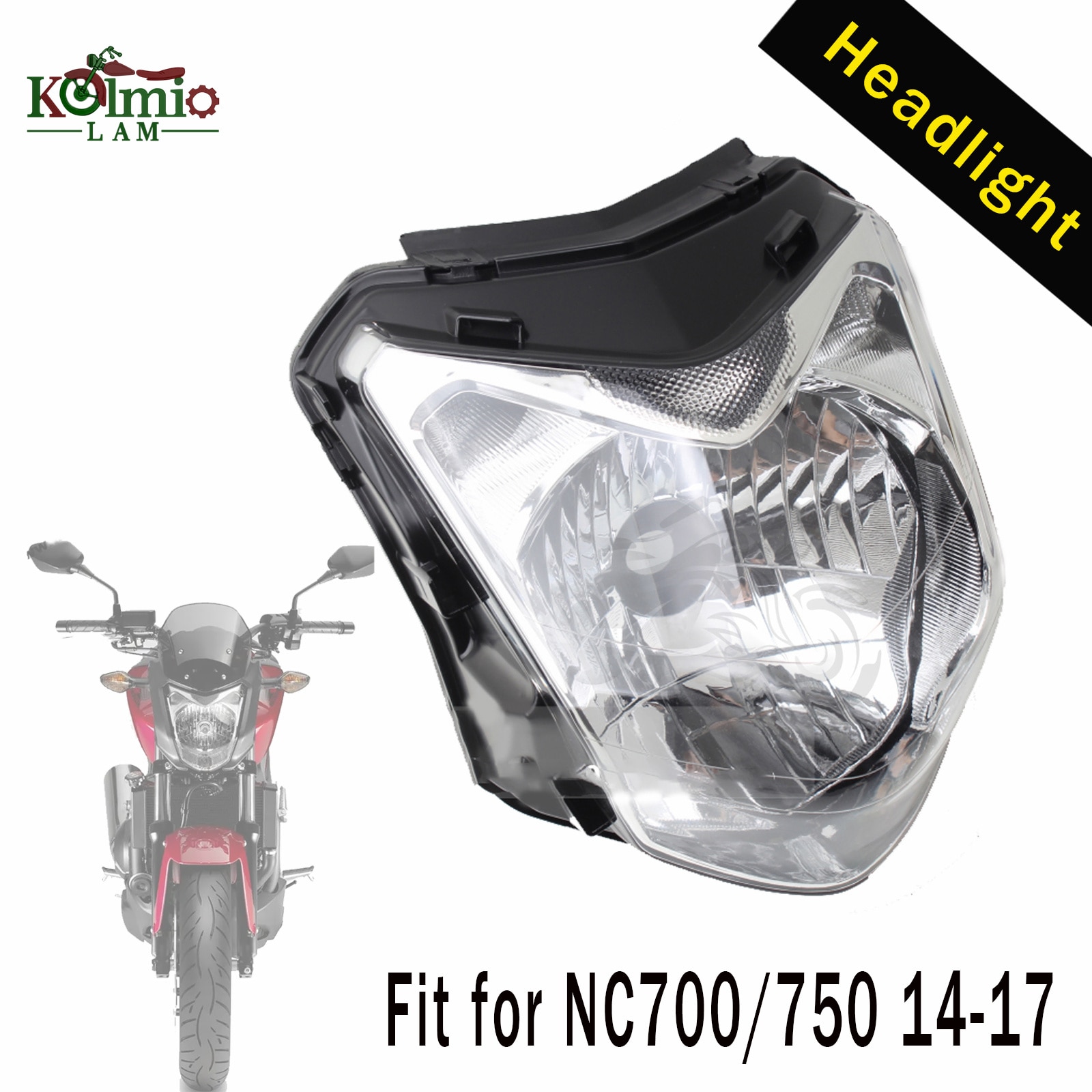 

Подходит для Honda 2014-2017 NC700 NC750, аксессуары для мотоциклов, фара в сборе, фара NC700S NC750S NC700X NC750X 15 16