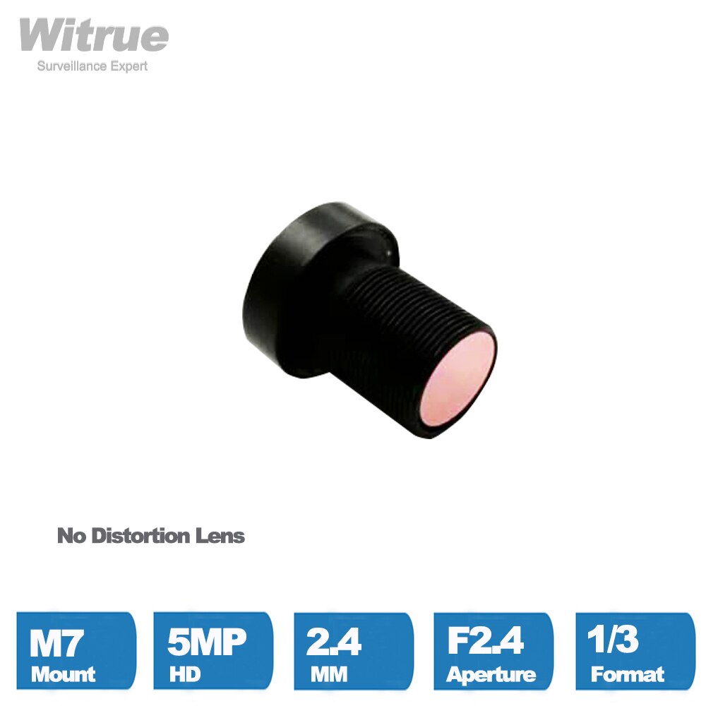 

Объектив Witrue 5Мп M7 X 0,35 2,4 мм для камер видеонаблюдения