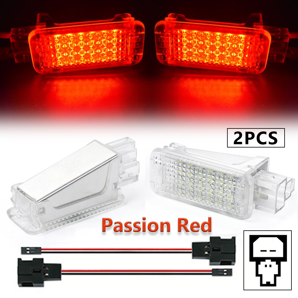 

2 светодиодный т., светодиодсветильник лампы для багажника VW Golf Polo Passat Tiguan Jetta Caddy UP T5 T6 Touareg Scirocco