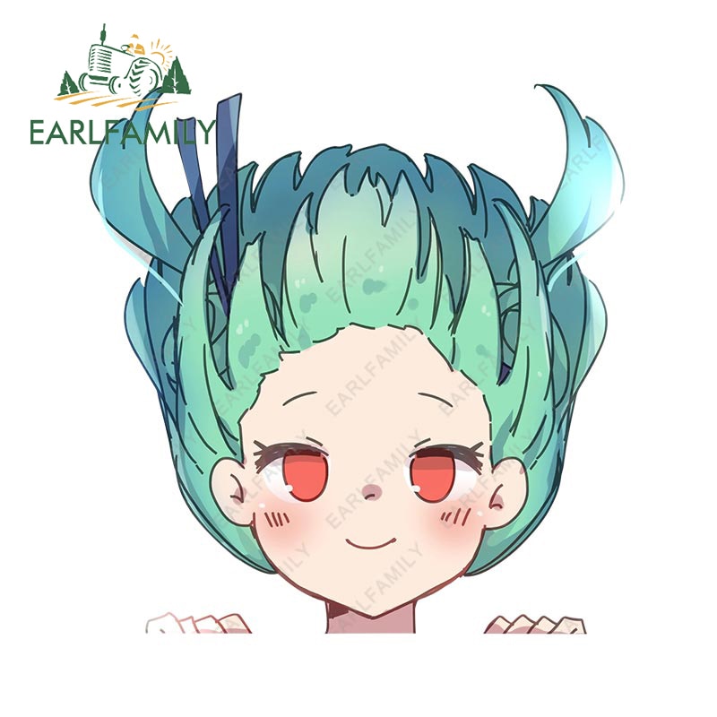 

EARLFAMILY 13 см x 12,7 см Мультяшные автомобильные наклейки оригинальные граффити рэйхия глайкинг мотоцикл автомобиль окно наклейка Peek Girl Стайлинг автомобиля